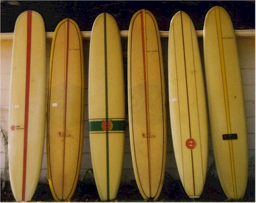 Beautiful Batch of Con Surfboards from the 1960's all original condition